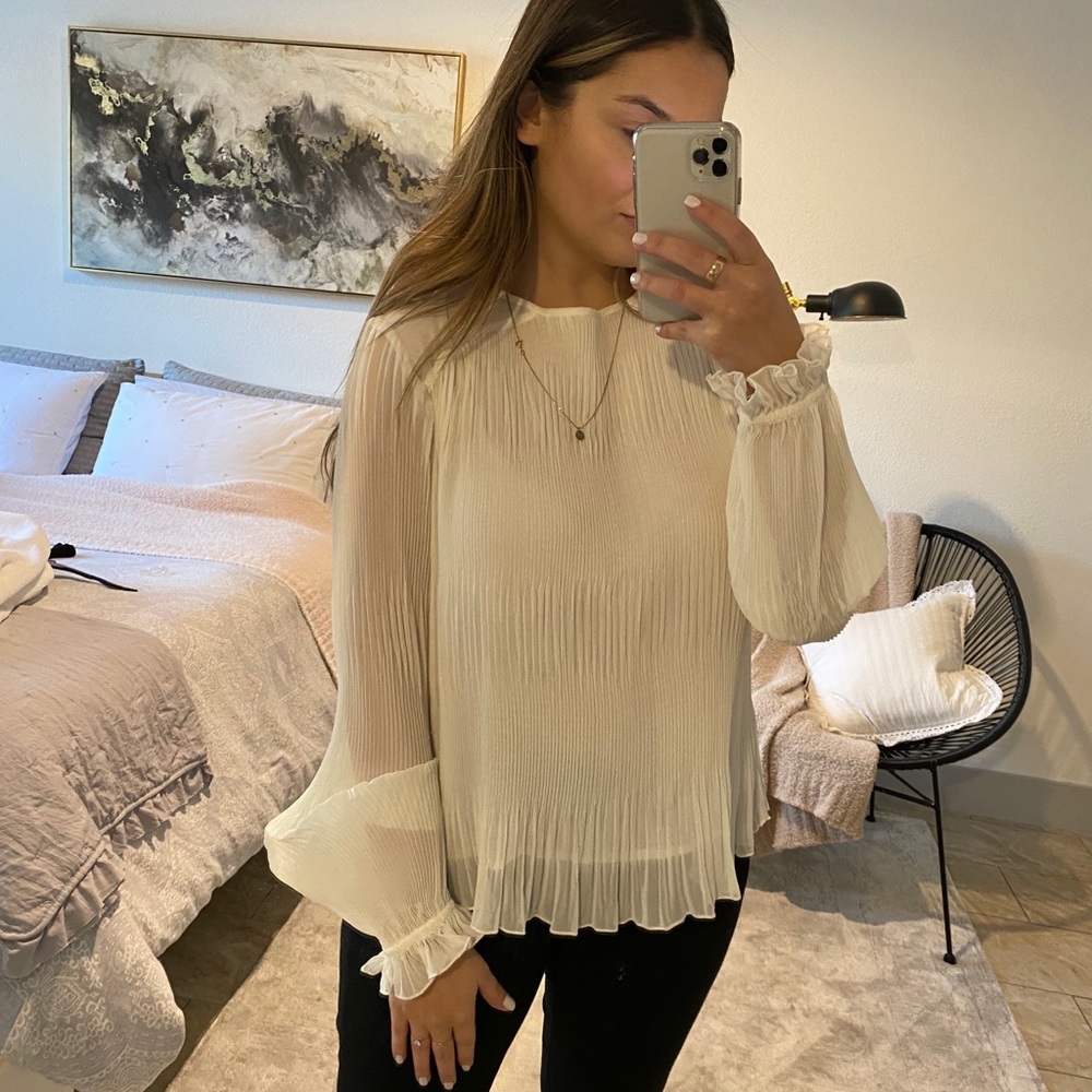 White / cream express shirt - Picture 2 of 10